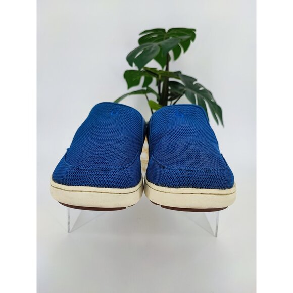 Olukai Men's Nohea Mesh Blue Comfort Slip On Casual Shoes Size 9 US - Picture 2 of 7